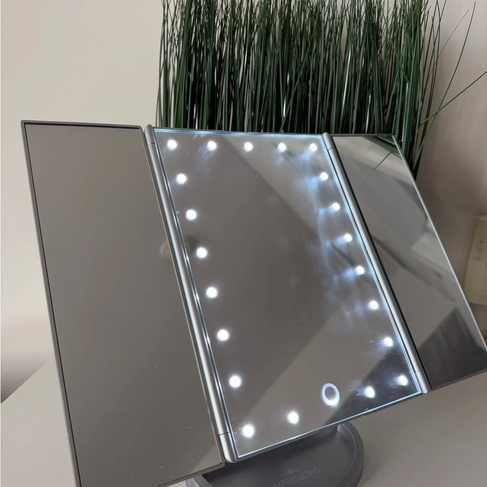 LED Tri-Fold Vanity Mirror with Touch Control - Picture 1 of 10